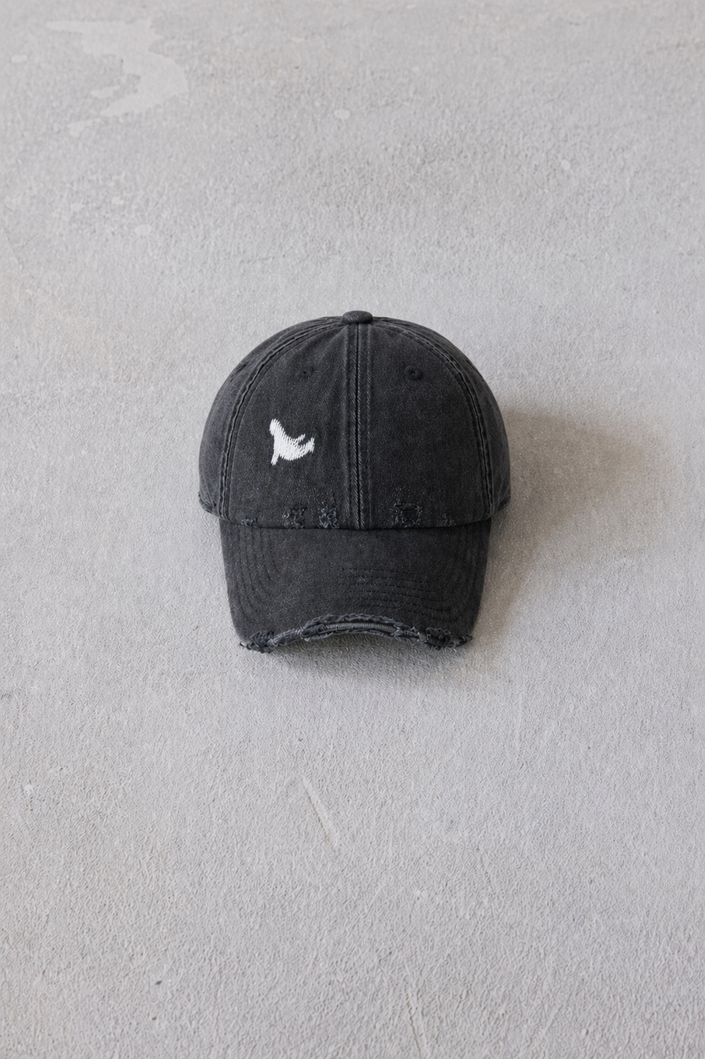 Baseball Cap Freestyle Doodle in Concrete Gray - Verlin