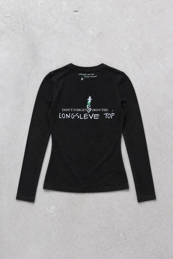 Longsleeve "Packed Dreams" in Ash Black