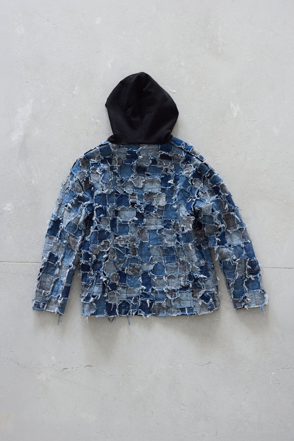 Patchwork Zip Hoodie - Verlin