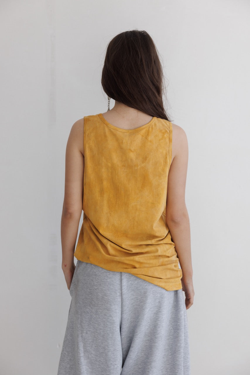 Tank Top in Acide Yellow - Verlin