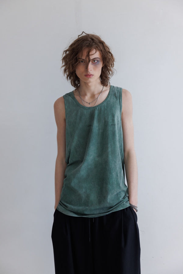 Tank Top in Muted Green