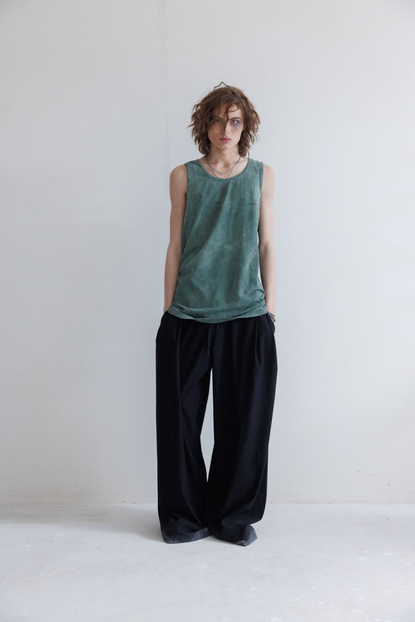 Tank Top in Muted Green - Verlin