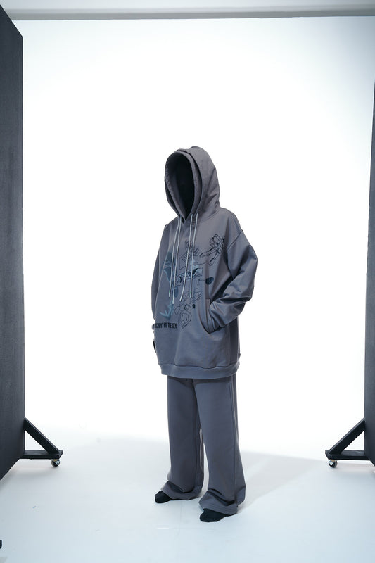 Double Hood Hoodie "Anarchy"