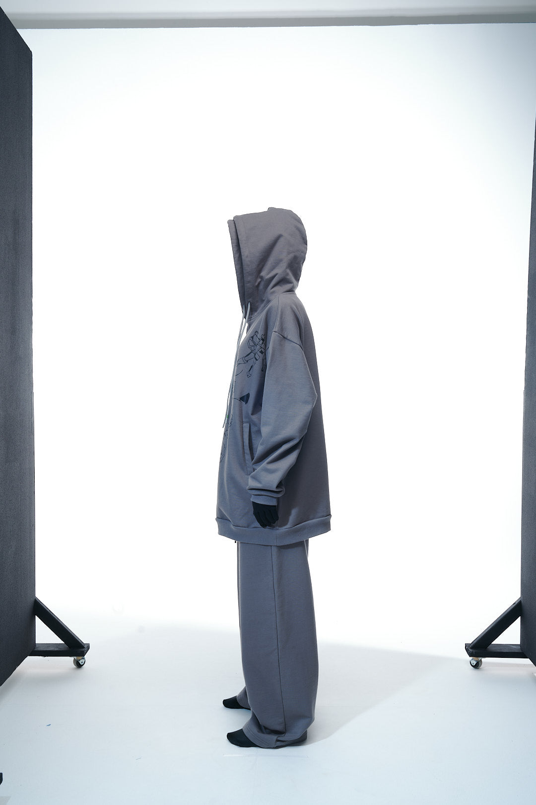 Double Hood Hoodie "Anarchy"