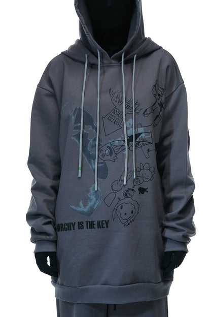 Double Hood Hoodie "Anarchy"