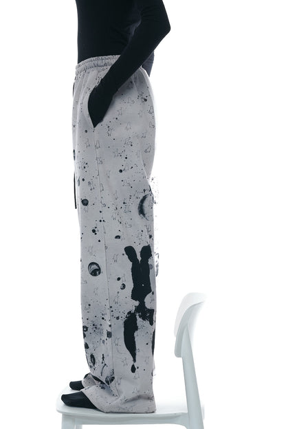 Pants "Black and White Melange"