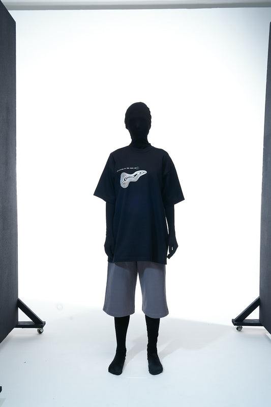 Shorts "Oversized Silhouette" in Concrete Gray