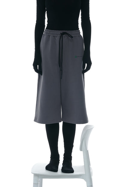 Shorts "Oversized Silhouette" in Ash Black