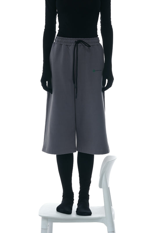 Shorts "Oversized Silhouette" in Concrete Gray