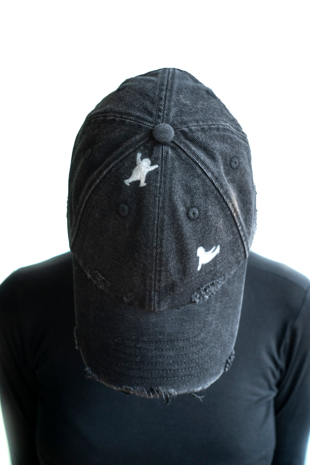 Baseball Cap Freestyle Doodle in Concrete Gray - Verlin