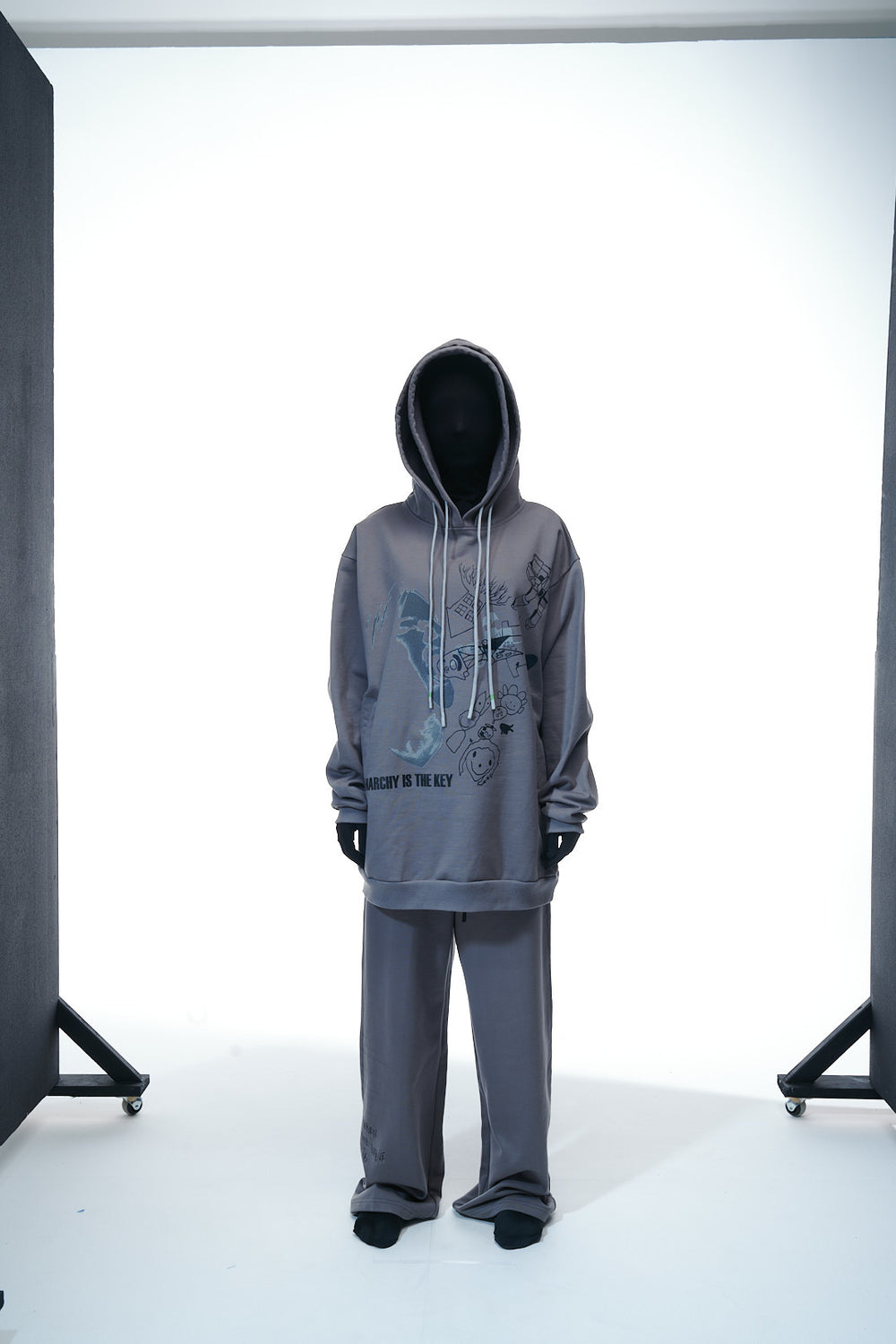 Double Hood Hoodie Anarchy - Verlin