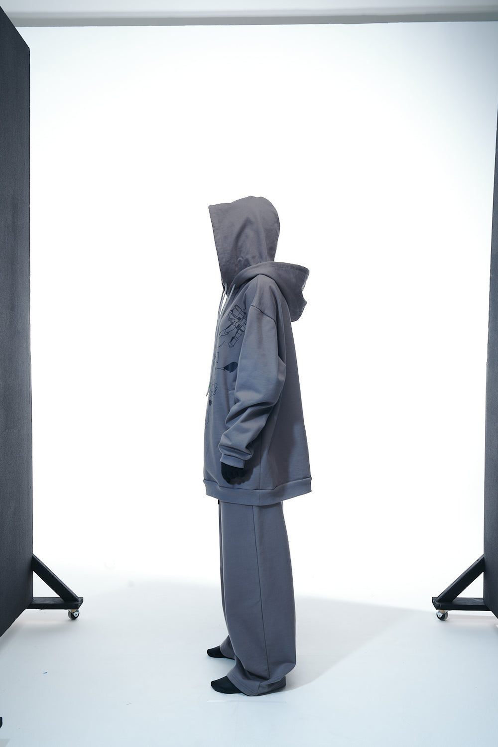 Double Hood Hoodie Anarchy - Verlin