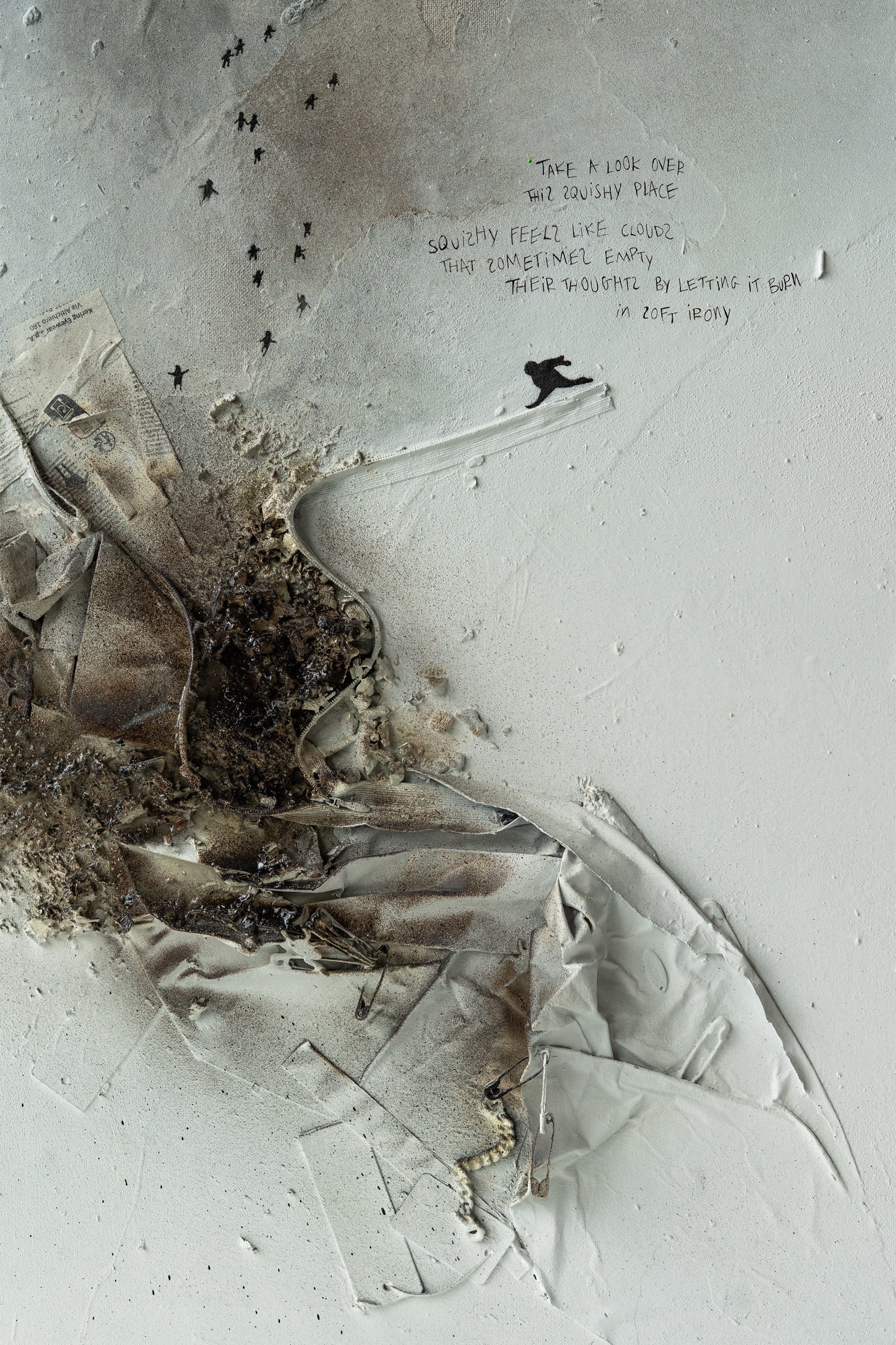 Squishy burnout (diptych)