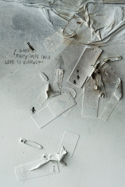 Squishy burnout (diptych)