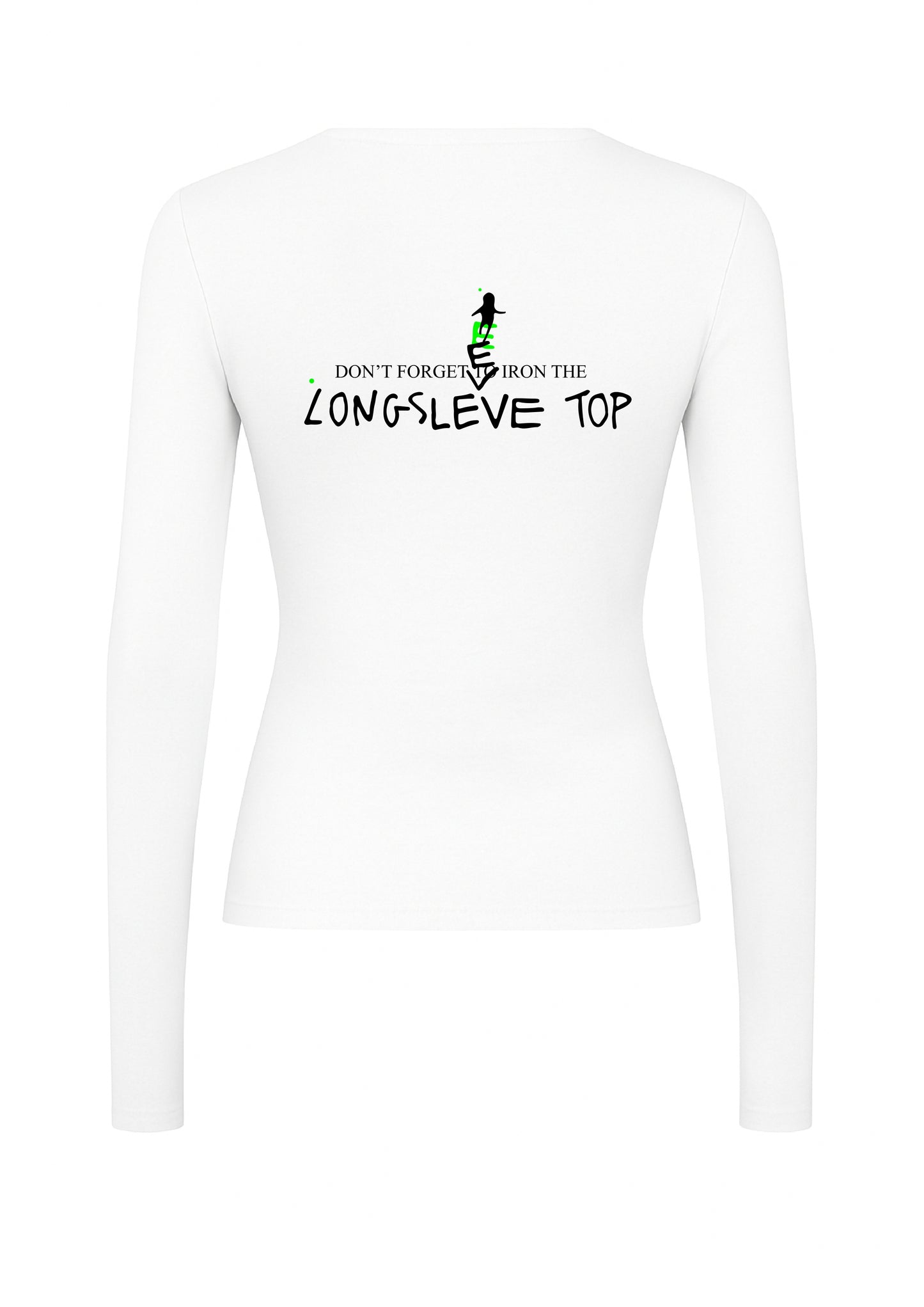 Longsleeve "Packed Dreams" in Muted White