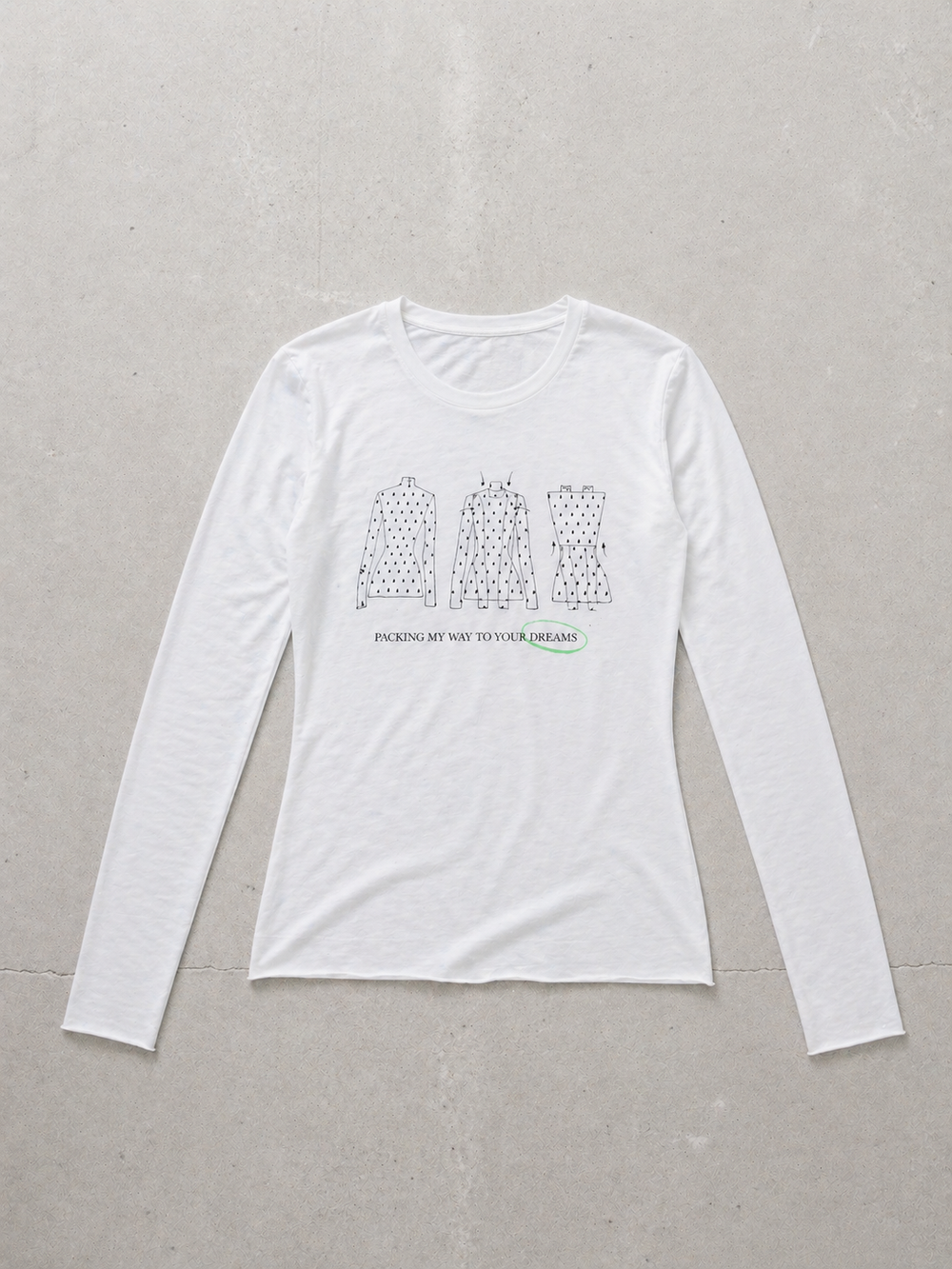 Longsleeve Packed Dreams in Ash Black - Verlin