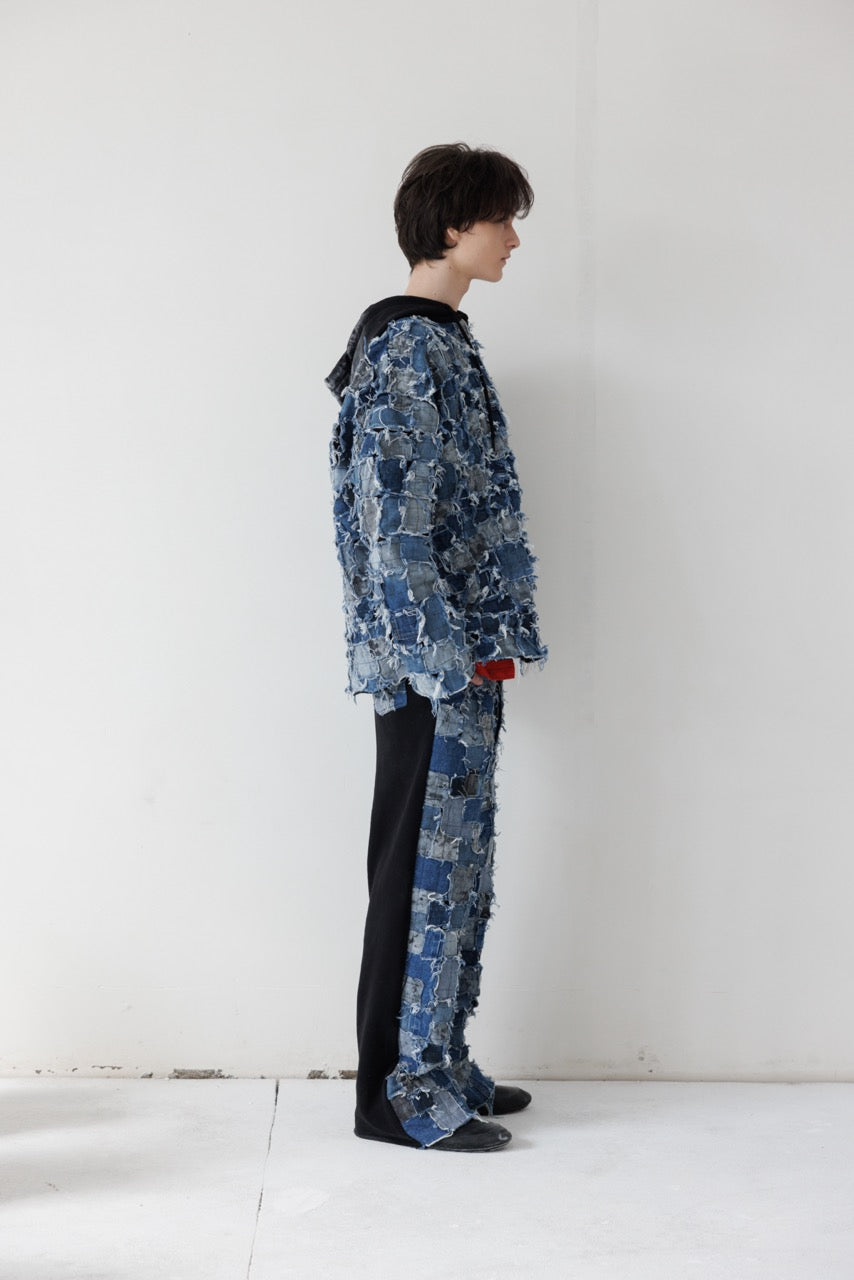 Patchwork Zip Hoodie - Verlin