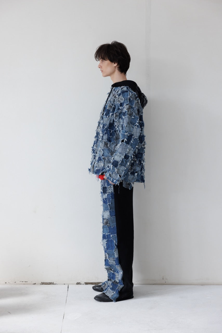 Patchwork Zip Hoodie - Verlin