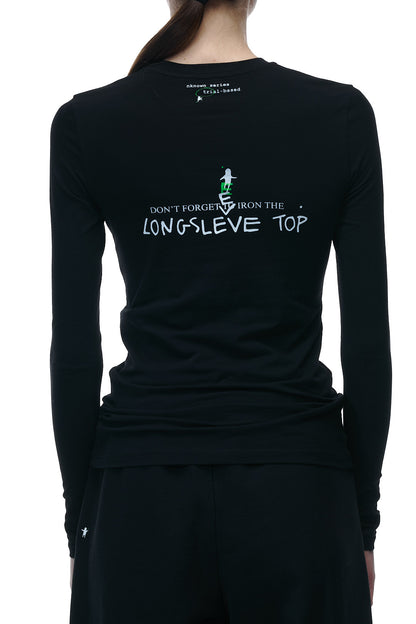 Longsleeve "Packed Dreams" in Ash Black