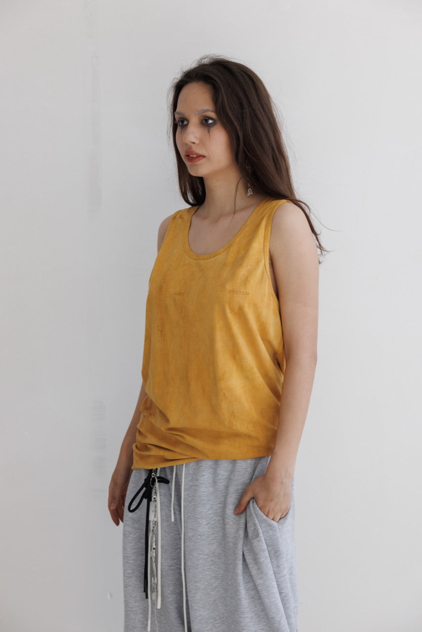 Tank Top in Acide Yellow - Verlin