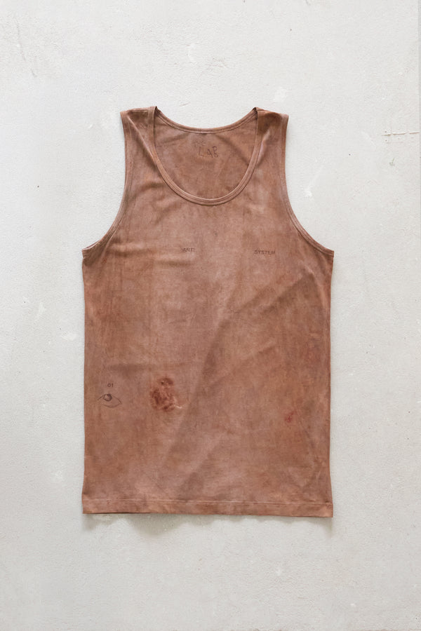 Tank Top in Raw Brown