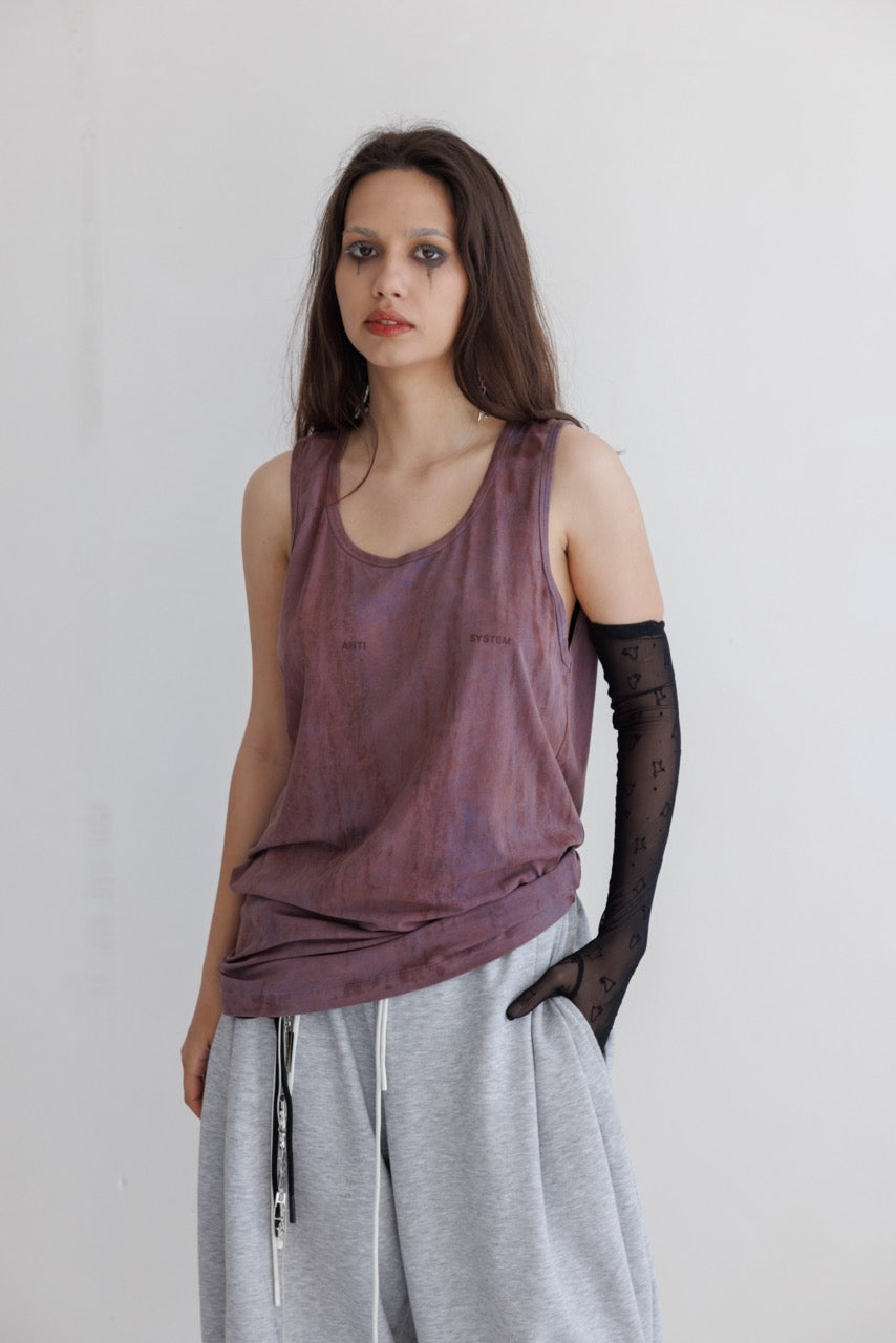Tank Top in Faded Plum - Verlin