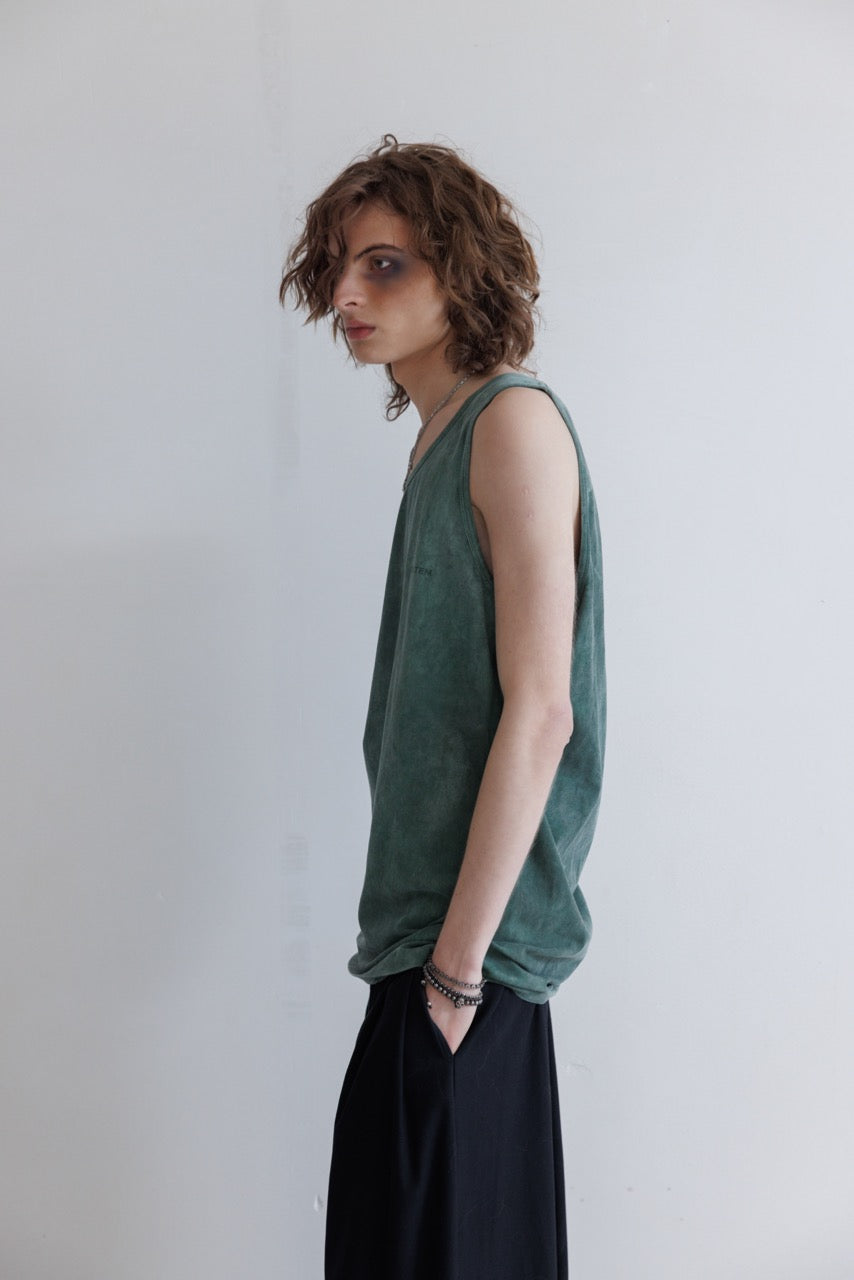 Tank Top in Muted Green - Verlin